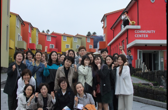 간호사 첫돌 행사 - 스위스빌리지 단체사진